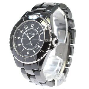 CHANEL J12 H5697 Black ceramic date black Dial Automatic Men's Watch_829543